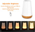 Martine Mall Bedside Table Lamp, Touch Night Light with 5 Level Dimmable Warm White Light, 13 Color Changing RGB LED Desk Lamp with Portable Senor Remote Control Small Nightstand Lamp