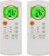 Replacement Remote Control for Midea MRCOOL FRIMEC Klimaire AC Air Conditioner RG57B1/BGE RG57B2/BGE RG57B/BGE RG57/BGE RG57A/BGE RG57A6/BGEF RG57A7/BGEF RG57A6/BGEFU1 RG57E1/BGEU1 RG57H3/BGEFU1