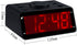 Battery Operated Only Cordless LED Electronic Alarm Clock with Clear Voice Recording Alarm,1.2 inch Red Numbers Display