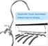 TOPIA HANGER 5 in 1 Multi Layer Clothing Hanger with Anti-Slip EVA Sponge (2 Pack), Duty Space Saving Clothes Metal Hanger, Closet Organizers and Storage for Tank Tops, Shirt,Sweater,Coat- Grey CT25G