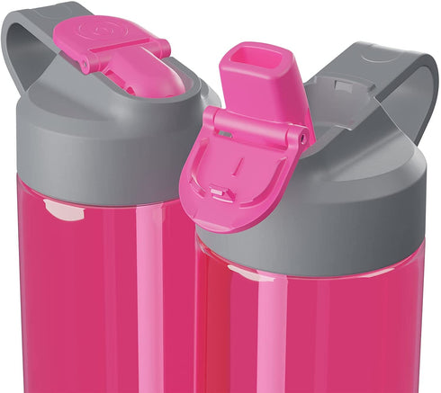 HidrateSpark TAP Smart Water Bottle, Tritan Plastic, Tap to Track Water Intake & Glows to Remind You to Stay Hydrated - Straw - Fruit Punch - 24 Oz¦