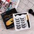 Richsky Magnetic Eyelashes, 3D Reusable Natural Magnetic Eyelashes Waterproof Set with 10ml Upgraded Hypoallergenic Magnetic Eyeliner Kit,Easy to Apply-No Glue(5 Pairs)