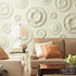 Ekena Millwork CM25FE Felix Ceiling Medallion, 25 1/4"W x 17 1/4"H x 1 3/4"P, Factory Primed