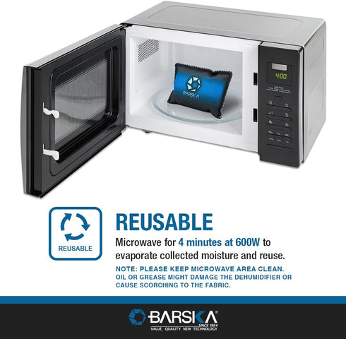 BARSKA Safe Moisture Absorber Dehumidifier for Home Closets, Safes, and Cars , Blue
