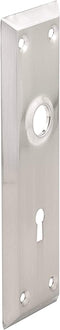 Defender Security E 2718 Door Escutcheon Plates, Satin Nickel Plated,(Pack of 2) , White