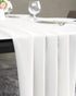 ICOSHOW 2 Pieces 10ft White Chiffon Table Runners 29 x 120 Inches Sheer Romantic Wedding Party Runner for Bridal Shower Baby Shower, Birthday Party