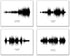 Led Zeppelin Sound Wave Wall Art Decor Prints - Set Of 4 (8x10) Inch Poster Photos