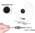 TMKEFFC Smoking Gun Cup Covers Pack of 2, Lids for Cocktail Drinks Handy Smoke Infuser Accessories, for Wine-Cups Goblet Glasses Tumblers Mugs Bowls Diameter Below 4.7"
