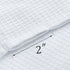 NANAN White Curtains 45 inch Long Casual Weave Small Window Curtain Kitchen Bathroom Basement Bedroom Drapes - 30" x 45", White, Set of 2