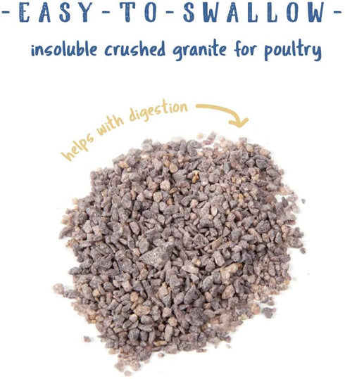 Manna Pro Poultry Grit with Probiotics | Insoluble Crushed Granite | 5 LB