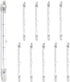 eTopLighting |10Pack| Bulbs 120mm J Type Double Ended 120 Volts 150Watt T3 Halogen Bulb Double Ended Filament Flood Lights Quartz Tube Lamps 120V 150W, APL2176