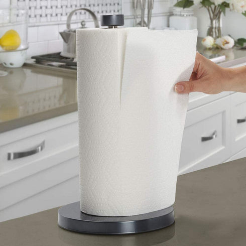 Kamenstein Perfect Tear Paper Towel Holder, 13-Inch, Gunmetal