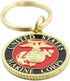 EEC, Inc. US Marine Corps Logo Keychain Patriotic Key Ring Military Gift Men Women Veteran,Red,1 1/2"