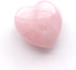 Polar Jade Heart Shaped Rose Quartz Puffy Heart Stone 45mm (1.8") for Chakra Energy Healing, Reiki, Meditation, Massage and Decoration