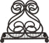 Home Basics Scroll Collection Steel Napkin Holder Freestanding Tissue Dispenser Organizer for Kitchen Countertop, Durable, Sturdy, Home Décor, Bronze