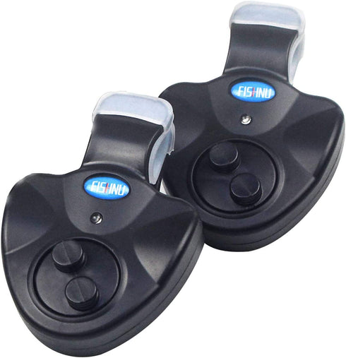 FISHNU Fishing Bite Alarms,Led Sound Fish Bite Indicators Fish Alarms,Esoteric Simplicity(Pack of 2)