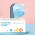 Moontree 50PCS Children Disposable 3Ply Face Masks Dustproof Wind Non-Woven Cartoon Face Shield
