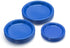 Exquisite 7 Inch. Dark Blue Plastic Dessert/Salad Plates - Solid Color Disposable Plates - 100 Count