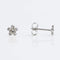 STUDEX Crystal Daisy Stud Earrings | Hypoallergenic and Nickel Free for Sensitive Ears | Surgical Stainless Steel Posts | Earrings for Women and Men-PR-6004W-S