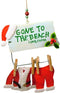 Cape Shore Santa Gone to The Beach Christmas Ornament (Regular)