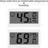 Digital Thermometer Indoor Hygrometer Room Temperature Monitor Humidity Gauge with Big Screen Stand Wall Hanging Magnet Greenhouse House Kitchen Car (3 Pack)