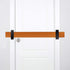 Heavy Duty Door Barricade Brackets Door Security Bar Holder Brackets Fit for 2 X 4's Lumber for Door Reinforcement (1 Pair 2 Pieces with 8 Screws) (2 Close Bar Holder)