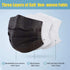 100PCS Adult Disposable Face Mask, 3-Ply Breathable Safety Fashion Facial Face Masks Cover with Elastic Earloop for Women Men