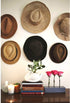 Self Adhesive Hat Hooks for Wall 12 Pieces Solid Wood, Cowboy Hat Hangers for Wall Hat Hook Natural Hat Pegs Hat Hanger for Wall Entryway,Bathroom,Door,Stair-Side,Wardrobe,Closet (Red Beech-12P)