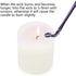 Amusaer 6 Pack 3x3 Inch Unscented Pillar Candles, Dripless and Smokeless Candle Set, Long and Slow Burning Candle, Perfect for Home Decoration, Wedding, Party