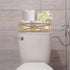 Y&ME Wood Toilet Paper Basket Bathroom Toilet Decor Box with Mason Jar, Wooden Bathroom Over Toilet Paper Storage Box, Farmhouse Table Counter Organizer Decor for Bathroom, Living Room, Kitchen