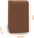 Perfitel Universal Portable Air Conditioner Cover Dust Proof Sunshade Fabric Covers with Telescopic Rope AC Cover Protector Defender - Full Winter AC Cover Indoor Protection (Brown)