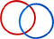 Instant Pot Sealing Rings 2-Pack Red/Blue, 8 Quart