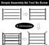 Shoe Rack Sturdy Metal Shoe Rack Organizer for Entryway, Multifunctional Space Saving Shelf Organizer for Home Storage (5 Tier)