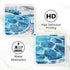 Aotenl Soft Comfort Flannel Bathroom Mats,Anti-Skid Absorbent Toilet Seat Cover Bath Mat Lid Cover,3pcs/Set Rugs-Cartoon, Ocean Mermaid, Animal Customization