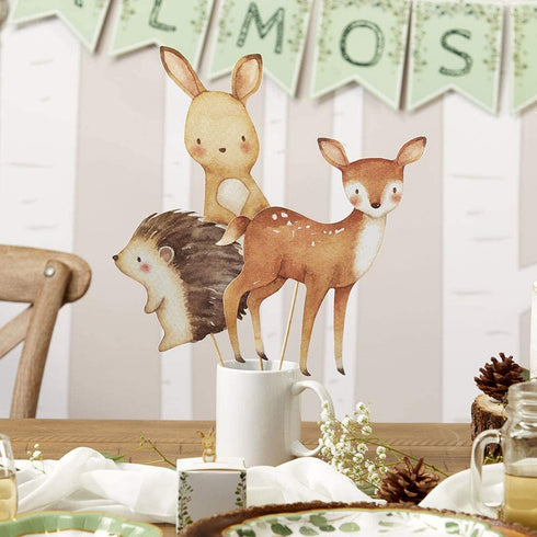 Kate Aspen Woodland Baby Shower, One Size, 33 Piece Party D©cor Kit