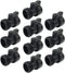 ALKARAMA 10 Pack Plastic Garden Hose Shut Off Valve Water Shutoff Valve Shut-Off Ball Valve Standard 3/4'' Thread Connector Coupling