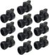 ALKARAMA 10 Pack Plastic Garden Hose Shut Off Valve Water Shutoff Valve Shut-Off Ball Valve Standard 3/4'' Thread Connector Coupling