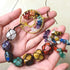 7 Chakras Stones Healing Crystals Tree of Life Wall Hanger Tumbled Gemstones Meditation Hanging Ornament Christmas Tree Memorial Hanging Pendant Xmas Gift
