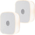 Lights By Night LED Motion Sensor Night Light, Plug-in, 25 ft. Motion Detection Range, Compact, UL-Certified, Energy Efficient, Ideal for Kids, Bedroom, Bathroom, Kitchen, Hallway, 58803, 2 Pack