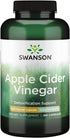 Swanson Apple Cider Vinegar Capsules - Supports Healthy Weight Loss & Digestive Health - Helps Support Metabolism and Maintain Glucose Profile - (180 Capsules, 625mg Each)