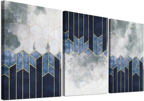 Family Wall Decor Living Room Modern Wall Decorations For Bedroom Canvas Wall Art For Office Black And White Abstract Art Paintings Geometric Canvas Art Kitchen Hang Pictures Artwork Home Decoration