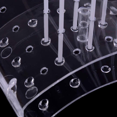 3Pcs 20 Hole Small Acrylic Transparent Lollipop Display Stand Server Decoration Cake Pop Holder Base Shelf Plastic Board Holder Lollipop Dessert Sticks Tower Container,Party Corner Decor,Clear,3.5 MM
