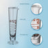 Baluue 10mL Lab Graduated Measuring Cup With Spout Wide Mouth Glass Conical Beaker Liquid Dispenser Measuring Cylinder Experiment Tool For School Science