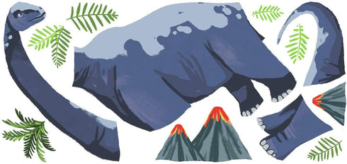 RoomMates RMK4104GM Brachiosaurus Dinosaur Peel and Stick Giant Wall Decals