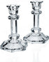 James Scott Classical Crystal Candlestick Pair - Set of 2