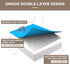 Mecerock Mattress Protector, Breathable and Soft Waterproof Mattress Protector, Mattress Cover, Fitted to 18" Deep, Mattress Cover Queen Size Bed