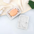 MoKo Soap Dish, Dual-Layer Resin Bar Soap Tray Container Box Case Holder with Detachable Slotted Draining Board Small Tray for Bathroom Kitchen Shower Bathtub Sinks Counter-top - White Marble