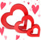 3 Pieces Heart Wooden Sign Heart Shape Wood Decor Love Table Decoration Rustic Mother's Day Tabletop Centerpiece for Shelf Nursery Decor Home Decor (Red,Heart Style)