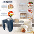 5-Speed 200W Electric Hand Mixer,with Eject Button,4 Stainless Steel Attachments(Beaters and Dough Hooks),for Whipping Cake, Cream,Dough,Cookies,Blue
