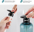 Shower Bottles Refillable with Labels, Segbeauty 3pcs 16.9oz Liquid Soap Dispenser for Bathroom, 500ml Pump Bottles for Body Soap Shampoo Conditioner Shower Gel Lotion Hotel, Plastic Press Dispenser